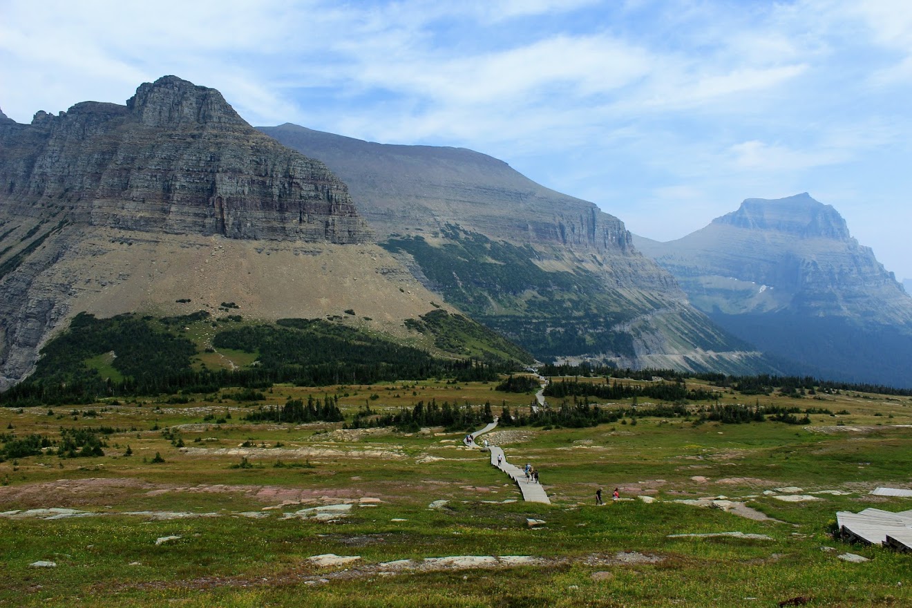 Boardwalk in Glacier NP